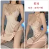 Casual Dresses Womengaga Koreanska Sexiga Mesh Lace V Nacke Strapless Pink Mini Tank Dress Straps Mogna Lady Summer Beach Toppar 1TF3