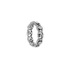 Högkvalitativ 100% 925 Sterling Silver Fit Pandora Ring Square Zircon Ring Glänsande Koncentriska Knot Smycken Förlovningsälskare Mode Bröllop Par För Kvinnor