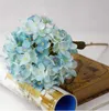 Single branch simulation Decorative flowers Hydrangea silk cloth plant wedding false flower wholesale decoration