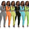 Plus Size Sweat Suits Frauen Tracksuits Workout Matching Sets Casual Crop Top Cargo Hosen 2 Stück Set Womens Outfits