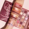 أحدث ماكياج Naughty Nude Eyeshadow 18 لونًا لامع ماتي ميتاليك ظلال العيون لوحة بودرة مضغوطة مستحضرات التجميل