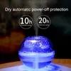 500ml air humidfier USB Desktop Aroma Diffuser Ultrasonic Crystal Night Lamp Projector Mist Maker LED For Home Y200416