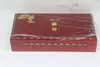 Caja de marco de madera roja de Jinhao con ranura de bolígrafo para pluma de fuente / bolígrafo / bolígrafos de bolas de roller Funda de lápiz con el manual