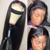 Parrucche di capelli umani anteriori in pizzo dritto per le donne nere 28 30 34 36 pollici HD trasparente 13x6 parrucca frontale in pizzo in pizzo parrucca brasiliana Chiusura brasiliana parrucche 220125