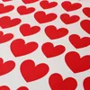 시트 세트 Bonenjoy 3 PCS 붉은 심장 인쇄 된 화이트 컬러 드랩 하우스 180x200cm 붉은 심장 박판