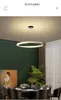 Lampade a sospensione a led moderne per tavolo da pranzo Soggiorno Cucina Loft Ufficio Negozio Lampadario a sospensione nero Illuminazione interna