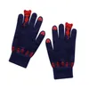 Пяти пальцев перчатки дамы зимний за рулем сенсорный экран милый модный мультипликационный принт теплый пара высококачественные рукавицы1