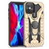 Voor iPhone 13 Pro Max Armor Bracket Telefoon Gevallen voor 13Pro 12 Mini 11Pro 6 7 8 Plus XS XR X met Ring Stand Cover Case