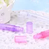Flacone spray piccolo vuoto ricaricabile da 50 pezzi con pompa atomizzatore per mini profumo di plastica essenziale trasparente rosa viola 2 ml 3 ml