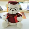 Mjukt Dr. Bear Stuffed Plush Toy Teddy Bear Doll Glasögon Bear Leksaker Barndag Studentavläggande av examen Gift