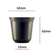 Ensemble de 2 tasses à expresso 80 ml 160 ml, ensemble de tasses en acier inoxydable, thé café isolé à double paroi lavable au lave-vaisselle 220311