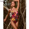 2020 Sexy um pedaço de maiô mulheres swimwear acolchoado monokini push up banhing terno bodysuit verão praia desgaste fêmea swimsuit xl t200708