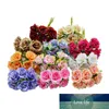 6 adet Ipek Degrade STAMEN Handmake Yapay Çiçek Buket Düğün Ev Dekorasyon DIY Sahte Çelenk Scrapbooking Craft