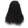 Syntetyczny Peruka Syntetyczna Senegalska Twist Curly Braid Wig Lace Front peruka dla kobiet Szydełka Twórz oplatanie Włosy Ombre Burgundia Peruki Syntetyczne