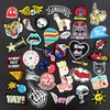 Free Shipping Custom Patches Iron On Patches For Clothing Motorcycle Biker Patches Embroidered Badges Jacket Accessories Stripe Sticker