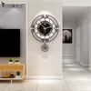 quartzo relógio de parede pêndulo