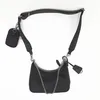 2020 Satış 3 parça set çanta kadınlar için omuz Çapraz Vücut çanta Göğüs paketi bayan Bez zincirler çanta presbiyopik çanta messenger çanta tuval