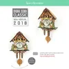 Antique Wooden Cuckoo Wall Clock Bird Time Bell Swing Alarm Watch Home Art Decor Home Day Time Alarm 129x231x55mm TB Sale LJ201204