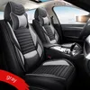 Housses de siège de voiture en cuir épissé pour Kia K2 K3 K3S K4 K5 KX3 KX5 KX7 VQ Sorento Sportage Optima ensemble complet universel quatre saisons