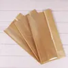 LBSISI Life 50pc Clear Kraft Paper Bread clear Offish ofted Oil Packing Window Bag Baking Toast Takeaway Food Package Cake Bags 20125