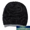 Winter Warm Women Men Hat Slouch Baggy Hat Solid Beanie Ski Knitted Thick Cap Beanie Hot Sales