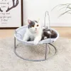US Stock Cat Cama macia macia gato de pelúcia com bola pendente para gatos, cães pequenos cinza casa decora25 a50 a00 a14220k