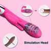 NXY Sex Wibratory 2 Motors Rabbit Wibrator Zabawki dla kobiet Clitoris Potężna stymulacja Silikonowe Dildo Dowód Dorośli 18 1227