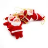 6pcs Christmas Tree Hanging Ornaments Santa Claus year Small Decorations for Accessories Home Y201020