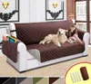 Soffa Couch Cover Pet Dog Kids Mat Protector Stretch Elastic Sofa Cover Reversible Tvättbara Avtagbara Armstöd Slipcovers 201222