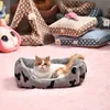 Dog Bed Mat House Pad Warm Winter Pet House Nest Dog Bed With Kennel For Small Medium Dogs Nest Petshop cama perro LJ201203