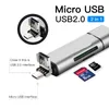 Lettore di schede OTG Mini SD FreeShipping USB 3.0 2.0 Micro USB 3.0 2.0 a Tipo C Lettore di schede di memoria Lettore di schede Micro SD TF per PC portatile