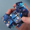 DHL Gratis Fidget Decompressie Speelgoed Infinity Cube Spaceman Cubic Puzzle Anti Finger Hand Spinners Fun Toys voor Volwassen Kids ADHD Stress Relief Geschenken YT199502