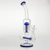 8Arm Percolator Glass Water Pipe Hookah Recycler Bong Tobacco Smoking Pipes Perc Beaker Bongs Bowl