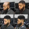 10 MM 6 MM Derin Kıvırcık Peruk İnsan Saç Cilt Ince Baz Ünite Sistemi Erkekler Postiş Pu 360 Dalga Afro Erkek peruk Değiştirme Adam Için