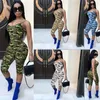 Camouflage Sexy Sleeveless Romper 2019 New Arrivals Camo One Piece Outfit Playsuit Bodycon Jumpsuit Overalls T200704