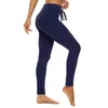 Tenues leggings femmes sexy sports fiess collants entraîneurs courir le pantalon de yoga élastique vêtements à crampons