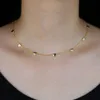 Minimalistisk uttalande halsband med mini kärlek hjärta hängsmycke halsband real 100% 925 sterling silver för kvinnor fest smycken gåva Q0531