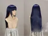 Parrucca cosplay mista Narutos Shippuden Hinata Hyuga blu nera 80 cm2319476