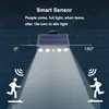 Simuleringskamera Sollampa 4LED Motion Sensor Spotlights 3 Lighting Läge IP65 Vattentät