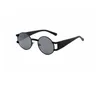 GB1 87 Noir Gris Hommes Lunettes de Soleil 57 mm Unisexe Designer Lunettes de Soleil Rondes Miroir De Luxe Lunettes De Soleil Marque De Mode pour homme femme lente269u