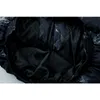 Hipster Down Jacket Cartoon Bear Print Parka Harajuku Streetwear Windbreaker Winter Coat Men kläder 201116