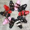 Designer Womens Sandals Slides Slippers Summer Flats Sexy Real Leather Platform Ladies Beach Luxury Shoes