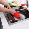 Çift çok fonksiyonlu eliptik silikon banyo fırçası eldiven fırça bebek gebe banyosu sert fırça yıkama yüz mutfak aleti GGE1834 taraflı
