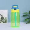 450 ml Plastic Kids Waterfles Sippy Cup BPA GRATIS LEK PROFECT WIDE MONDFLES FLES MET SLAG DOEKEN LEAK EN MOREN BEWIJSDE FLESSEN