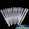 100st 3ml Kapacitet Transparent plast Engångsexamen Graduerade Transfer Pipetter Eye Dropper för Lab Chemicals Experiment Supplies