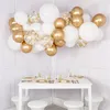 30pcs Mixed White Chrome Gold Confetti Balloons Birthday Party Decoration Kids Adult Air Ball Graduation Party Globos Balloons T203251263