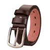 selling whole Belts Mens Belt Fashion Belts Men Leather Black Business Women Big Gold Buckle Womens Classic Casual Ceinture wa224Z