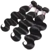 Ishow Good Brazylian Indian Malezjan Virgin Hair Weave 3pcs z koronkowym zamknięciem nieprzetworzone czyste włosy przedłużenie 4494915