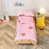 Children's Kindergarten Bed Sheets Three-piece Pure Cotton Quilt Cover Nap Bedding Without Filling Cartoon Soft And Comfortable LJ201105