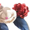 装飾的な花の花輪の花輪DIYの人工的な艦隊の芸術家の背景巨大な紙4pcs 3結婚式のパーティーの装飾ベビーシャワーを残す
